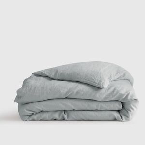 Queen Quince European Linen Duvet Cover NWT